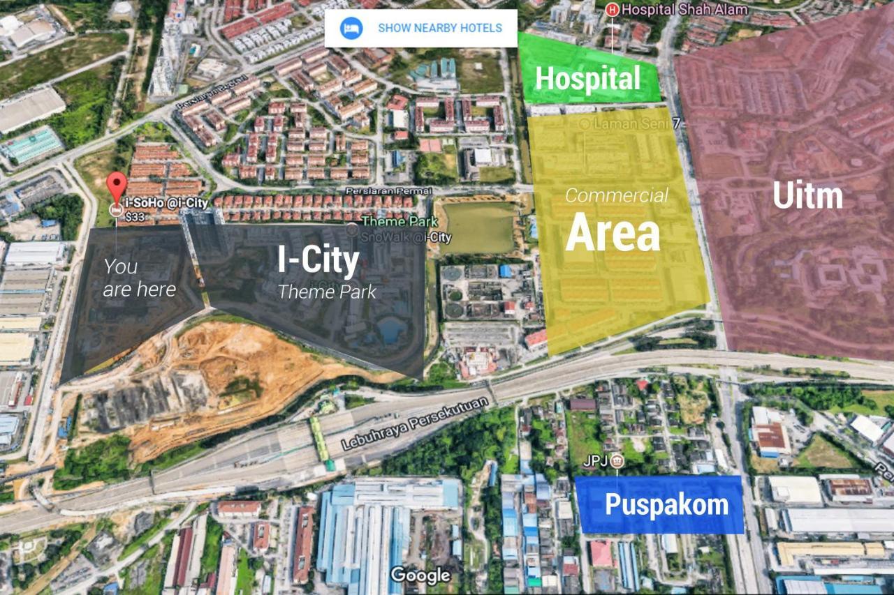 Sinar Rasa Homestay At I-Soho, I-City Shah Alam Zewnętrze zdjęcie Location of I-City