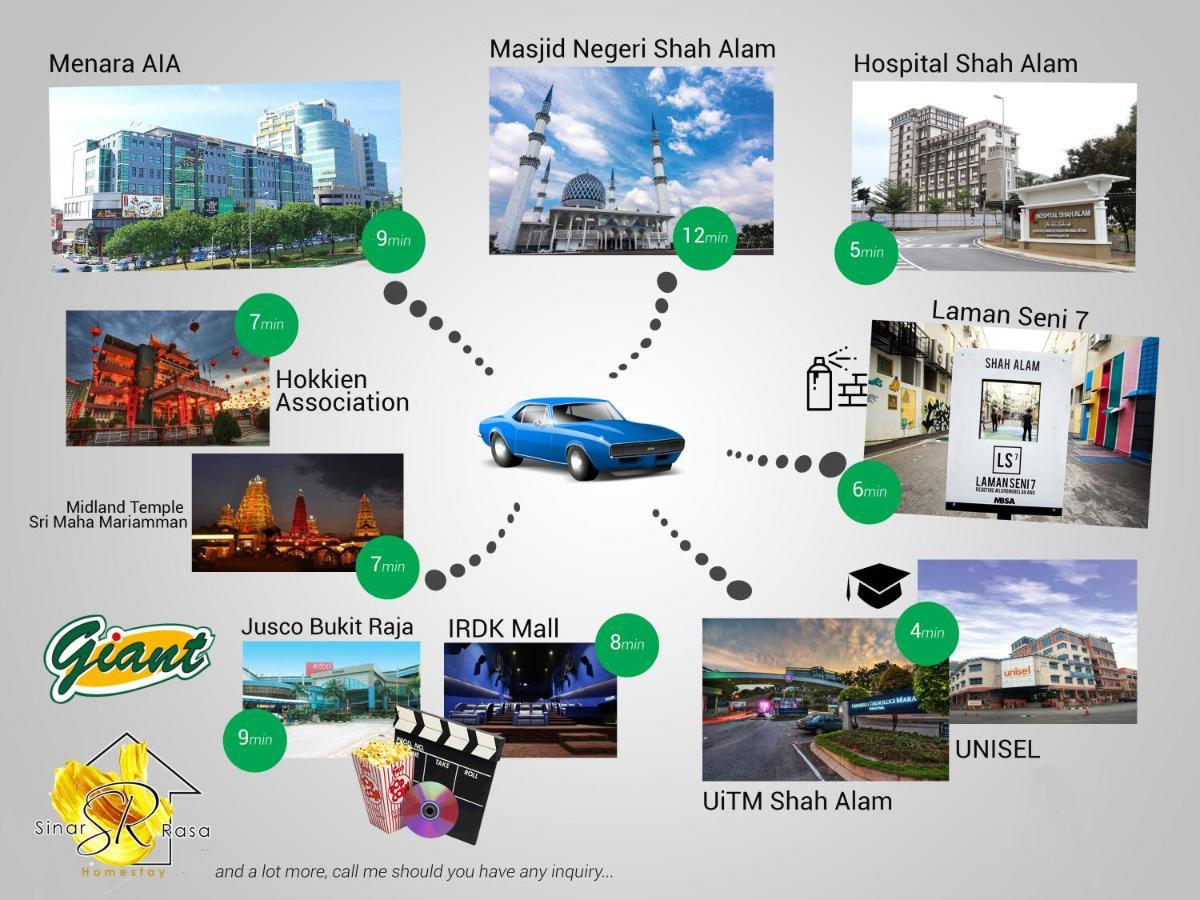 Sinar Rasa Homestay At I-Soho, I-City Shah Alam Zewnętrze zdjęcie Shah Alam City Map